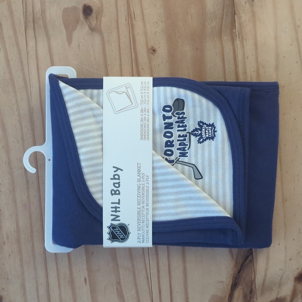 NHL Toronto Maple Leafs baby blanket